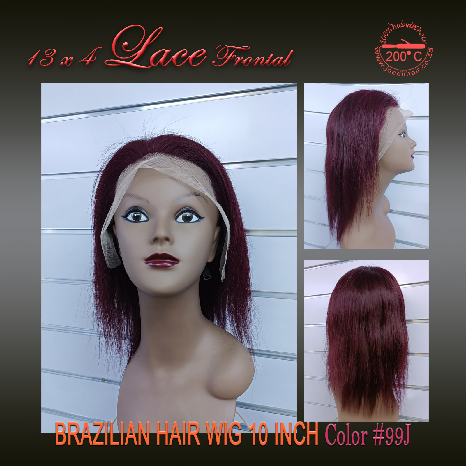 Brazilian hair wig 10 inch