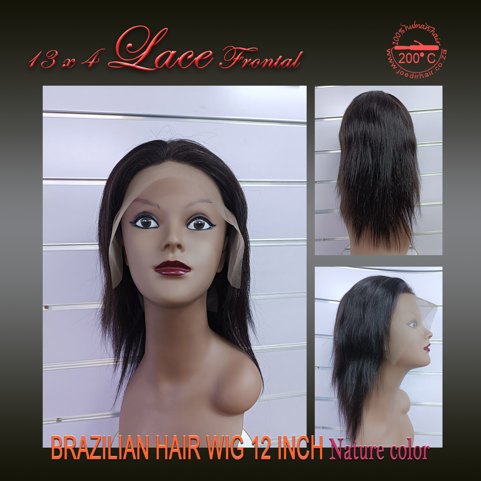 Brazilian hair wig 12 inch