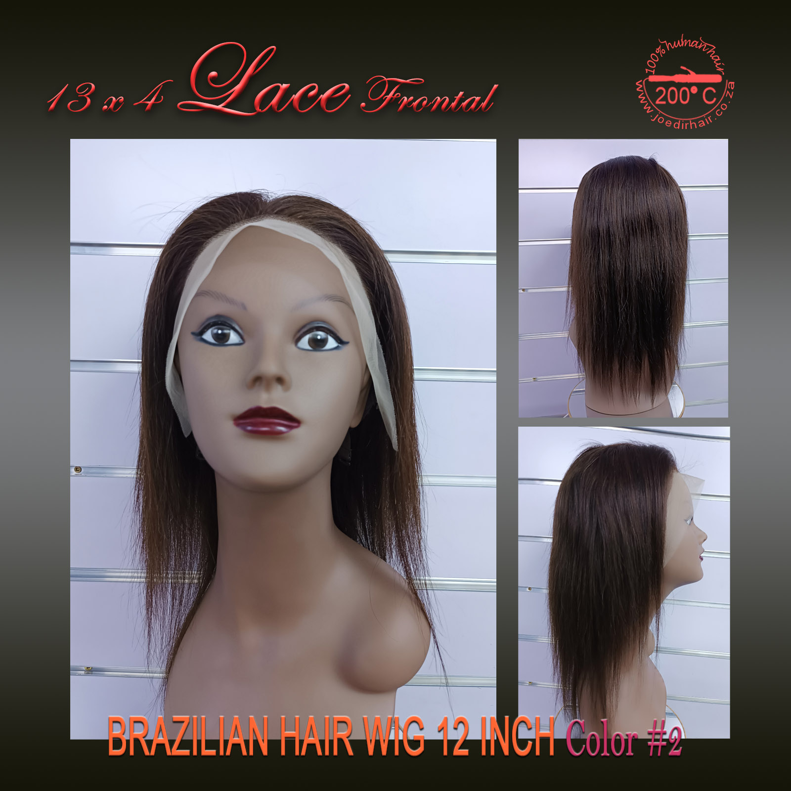 Brazilian hair wig 12 inch