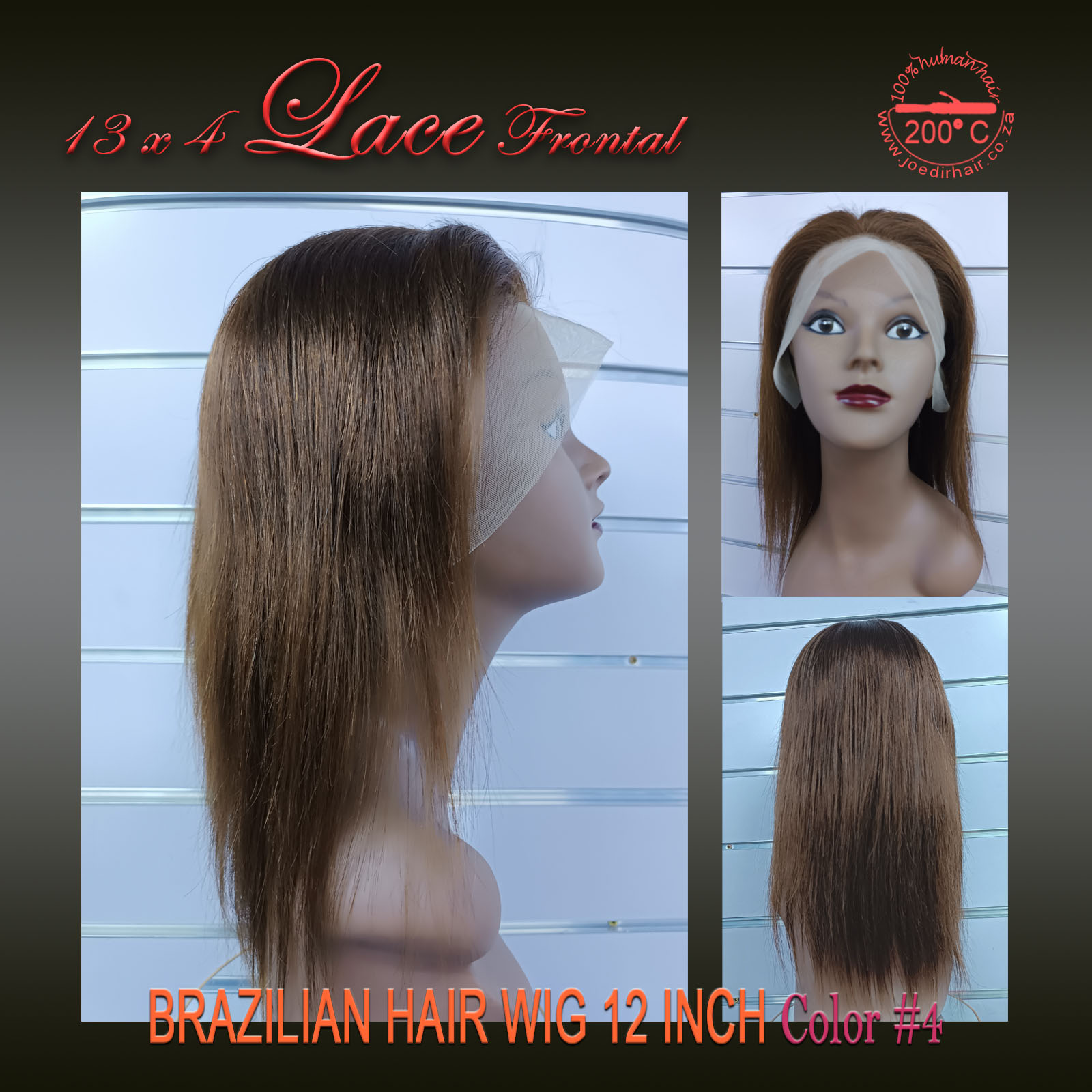 Brazilian hair wig 12 inch