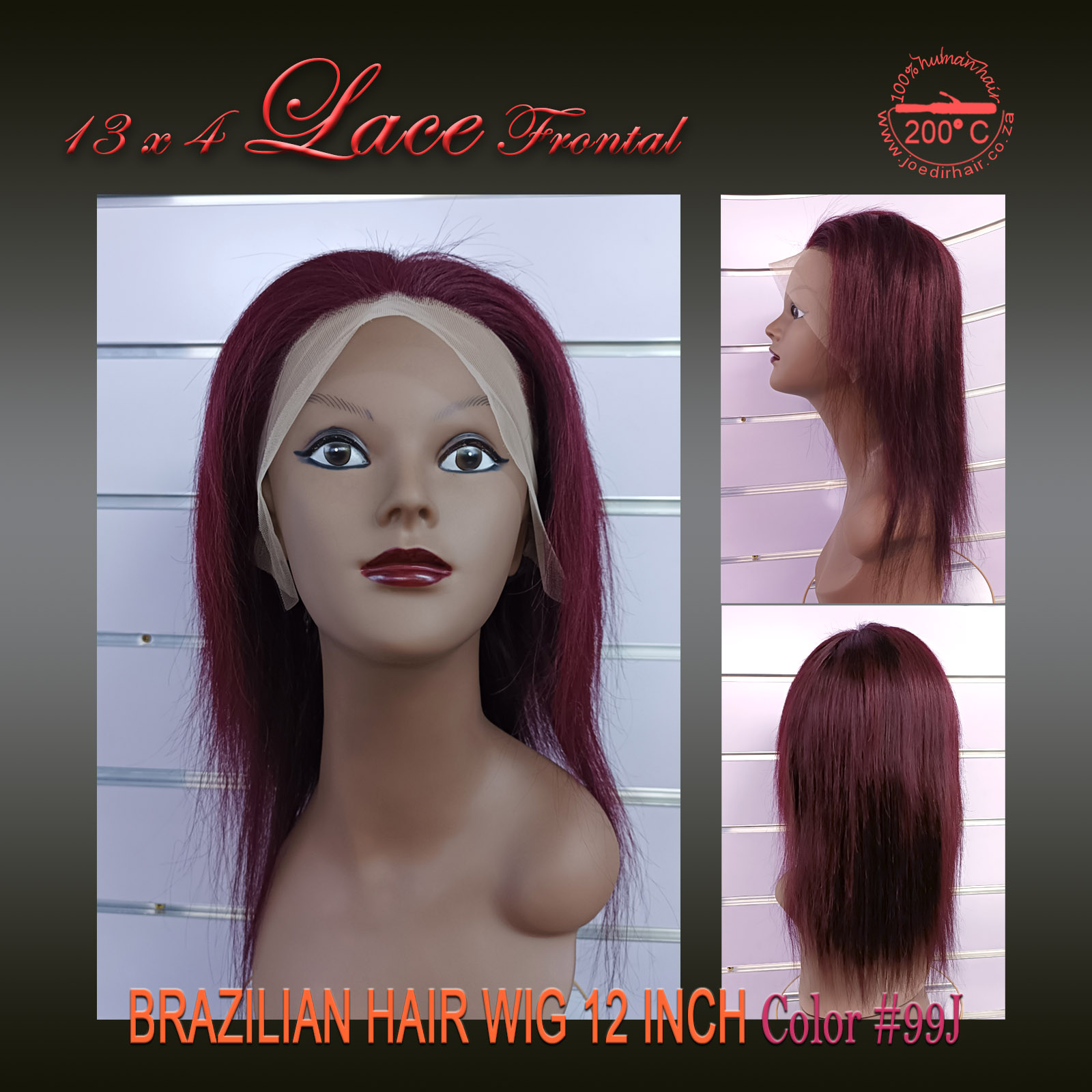 Brazilian hair wig 12 inch