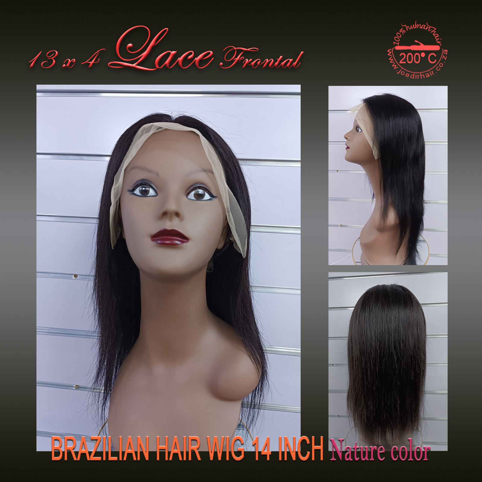 Brazilian hair wig 14 inch