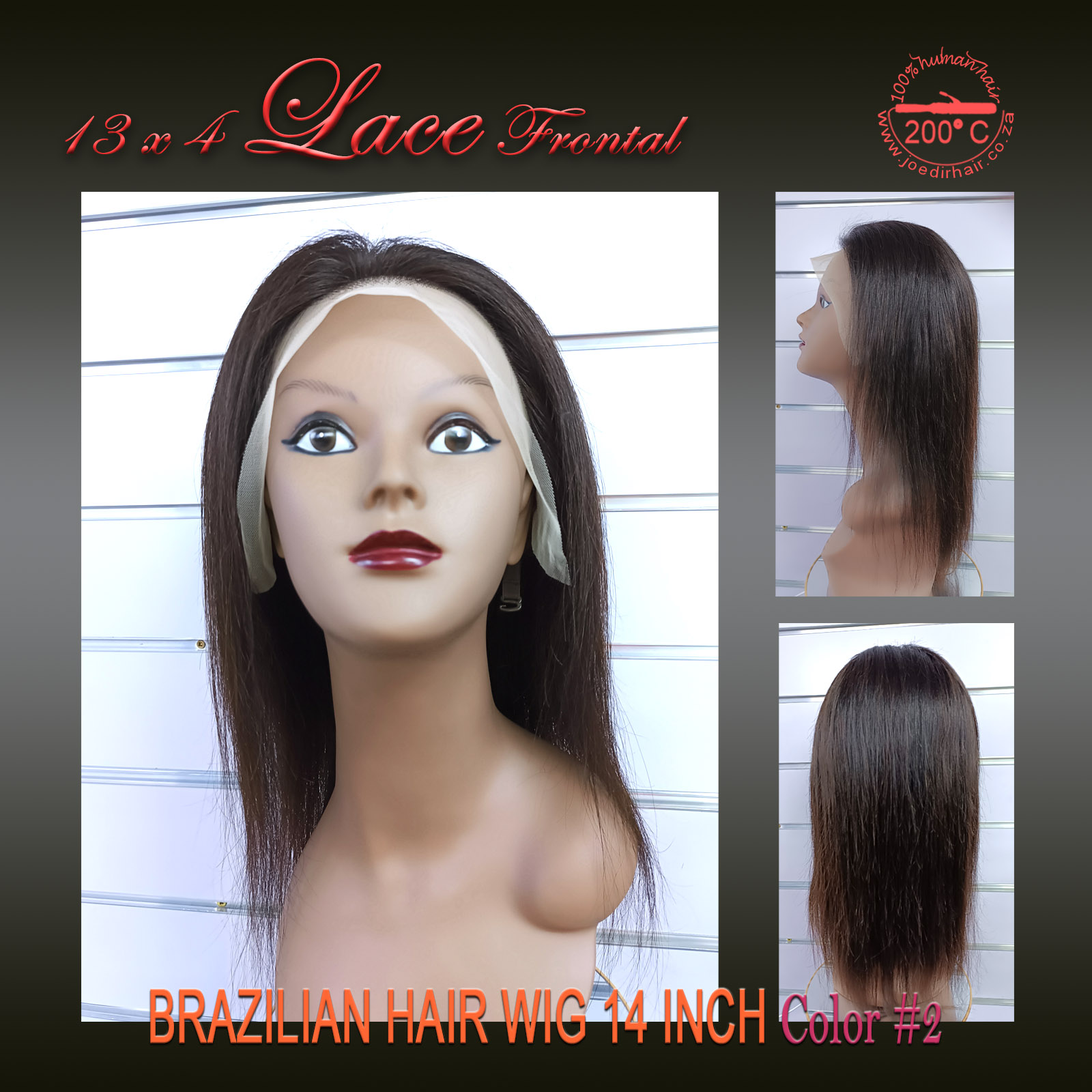 Brazilian hair wig 14 inch