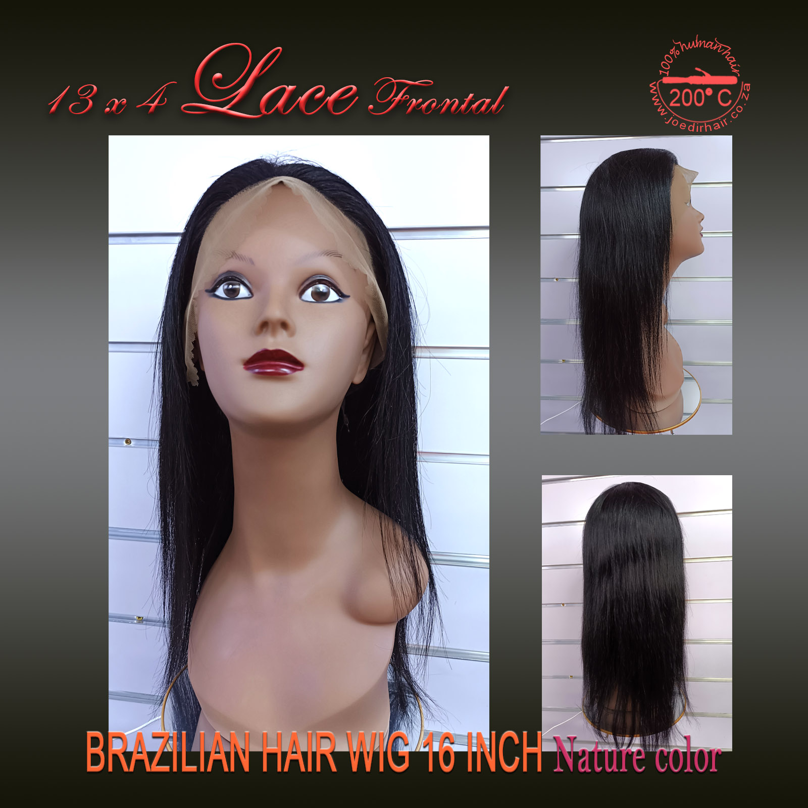Brazilian hair wig 16 inch