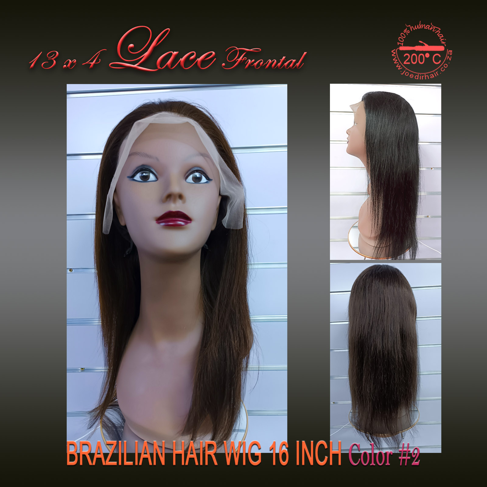 Brazilian hair wig 16 inch