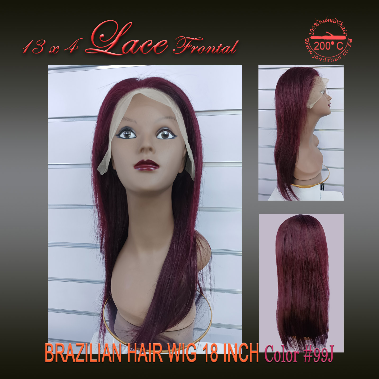 Brazilian hair wig 18 inch