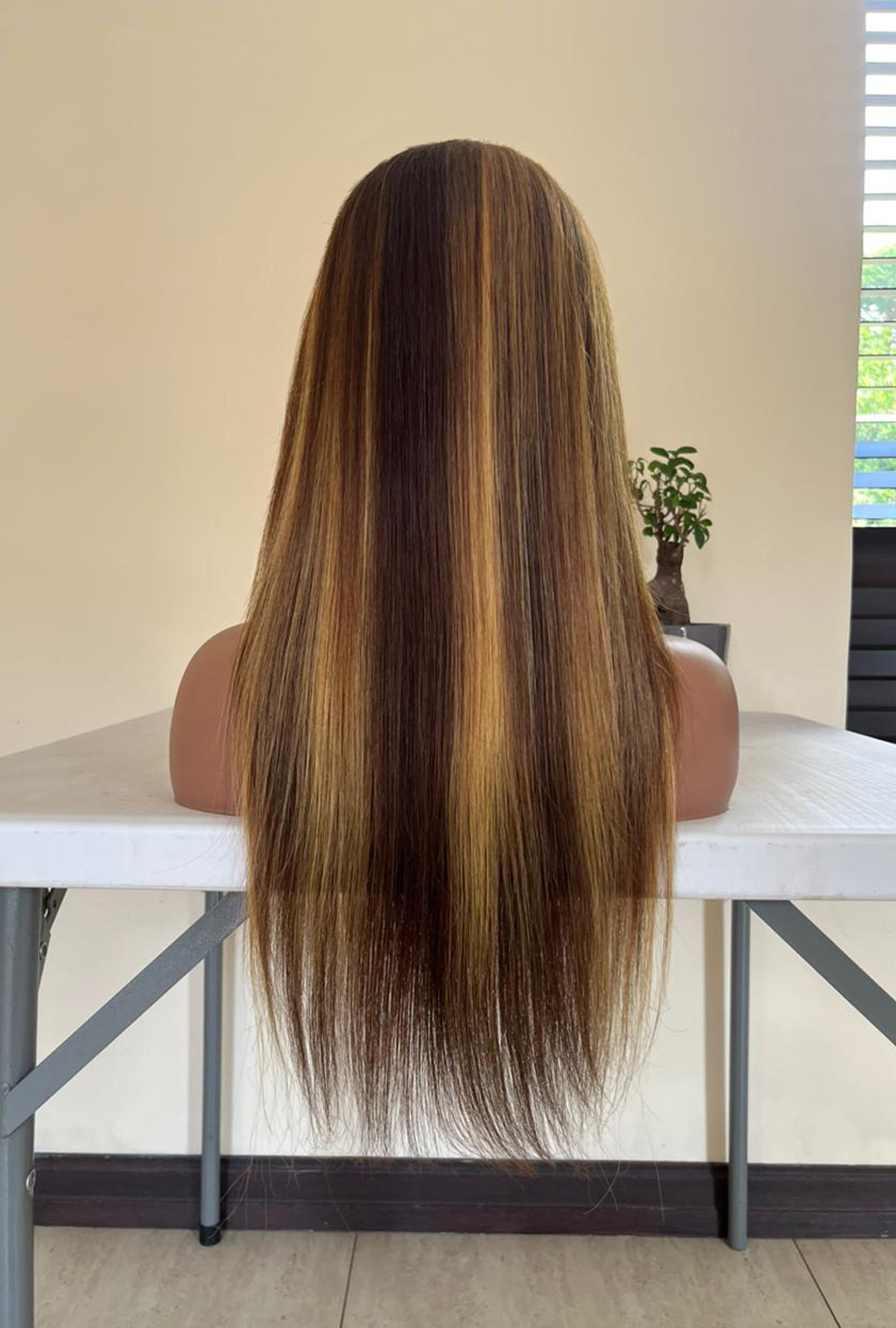 Lace frontal wig colour piano