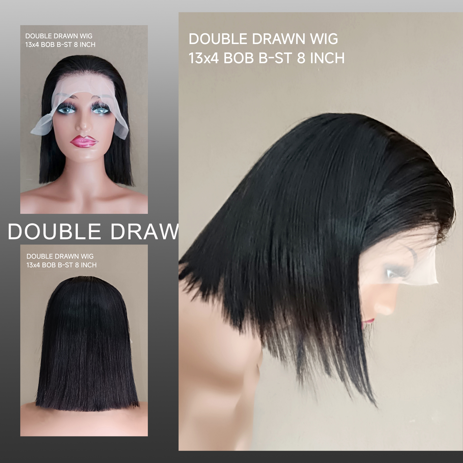 Double Drawn wig