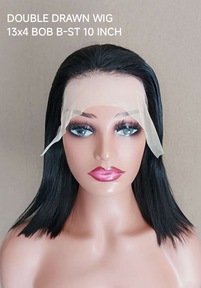 Double Drawn wig Lace frontal