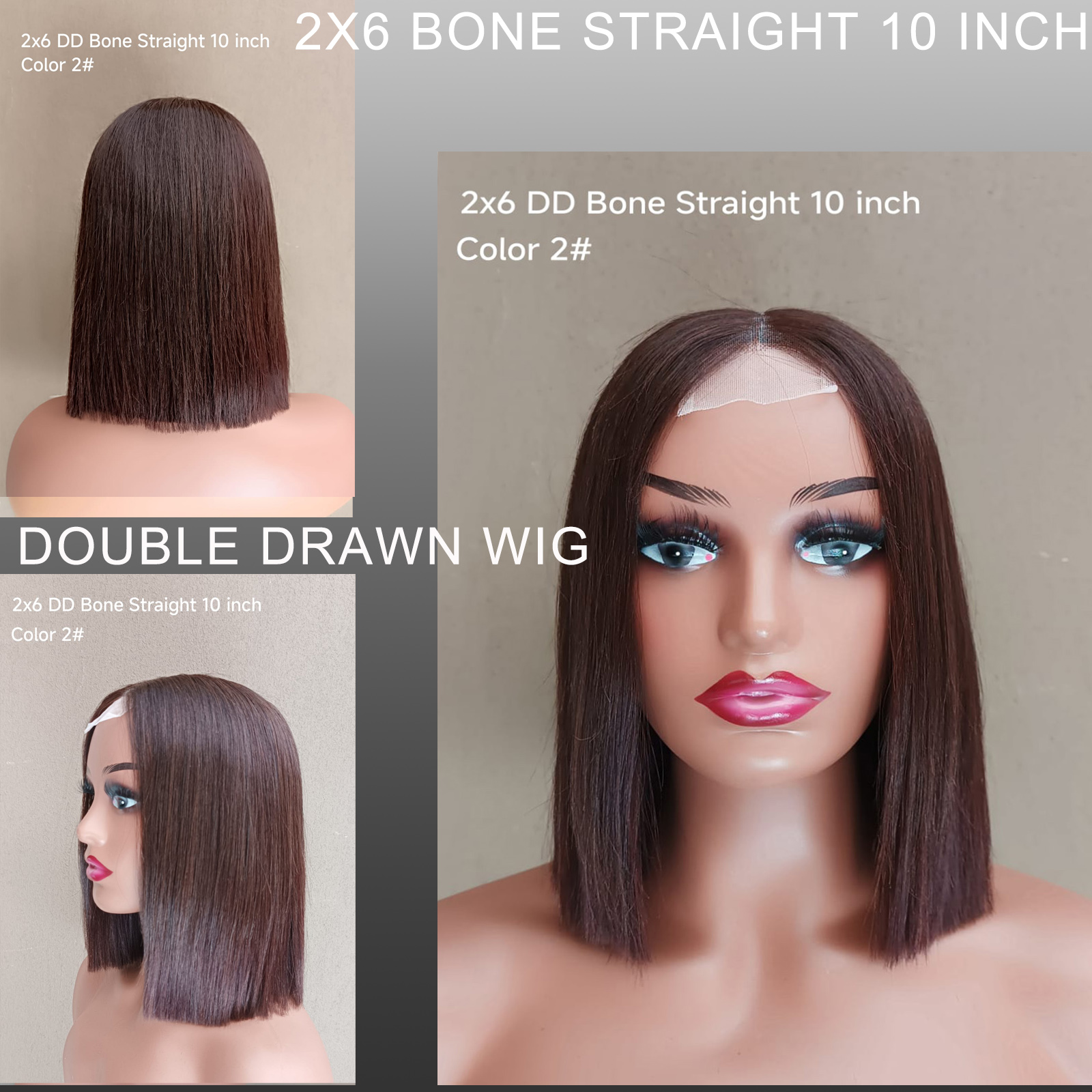 Double Drawn wig