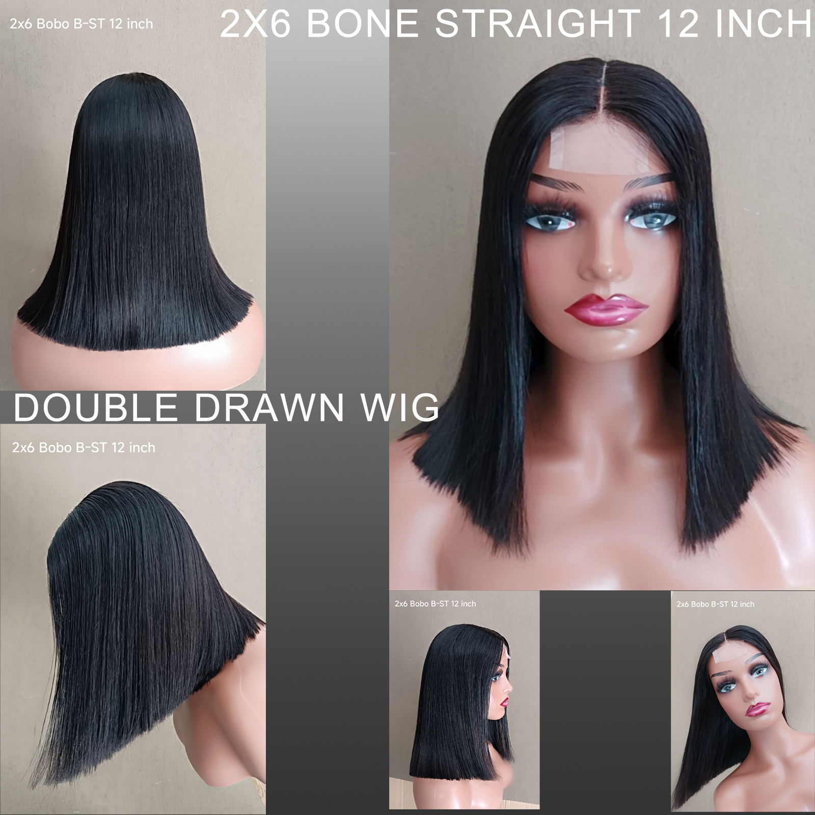 Double Drawn wig