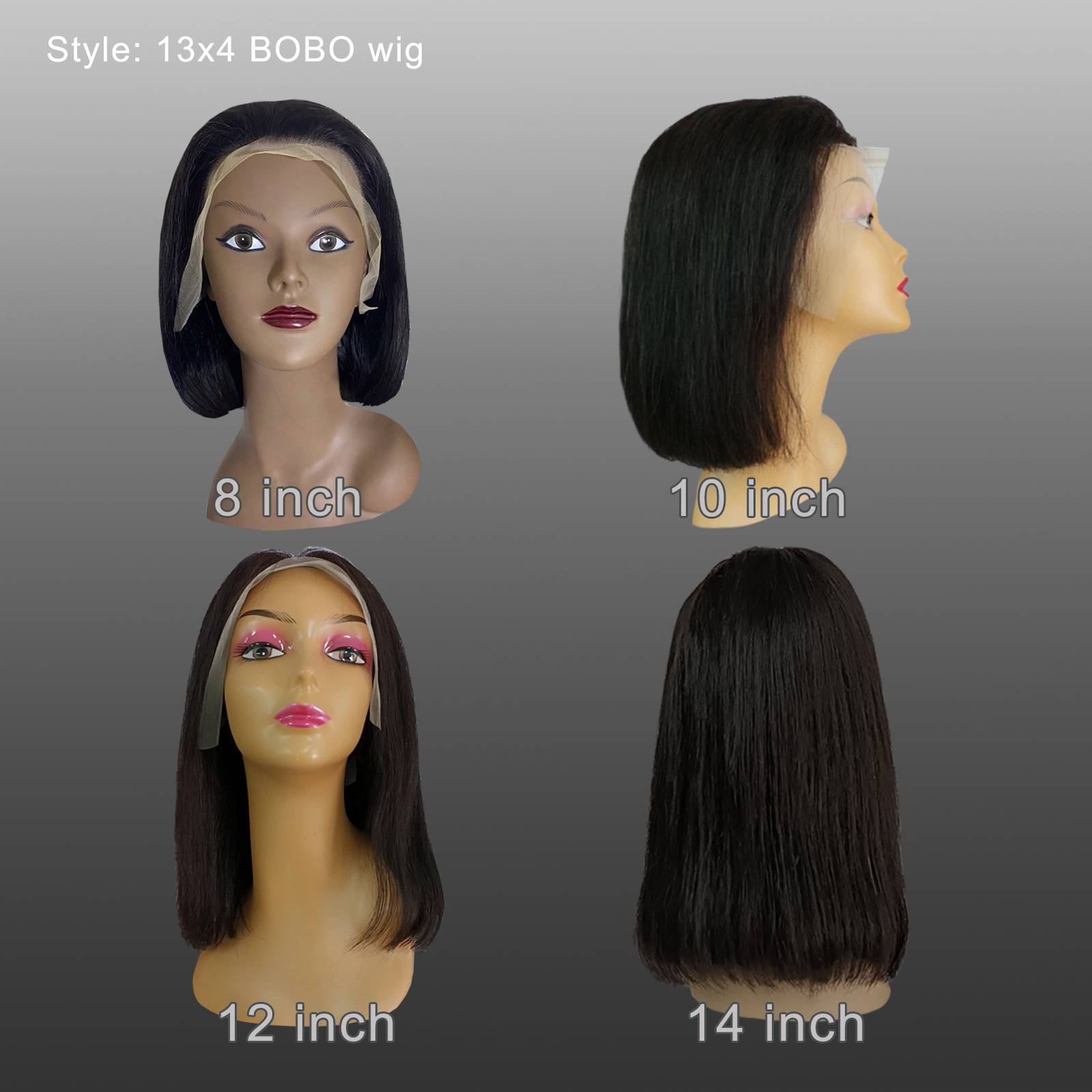 Brazilian hair deep wig inch